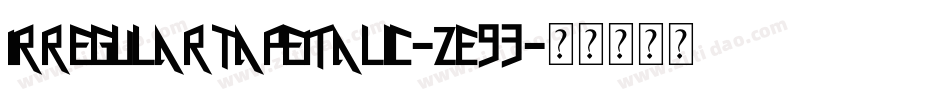 IrregularTapeItalic-ze93字体转换