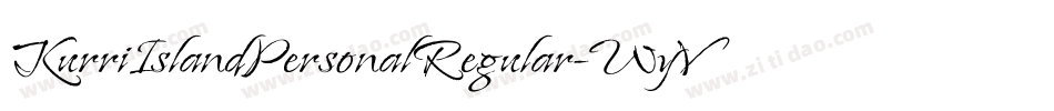 KurriIslandPersonalRegular-WyVaV字体转换