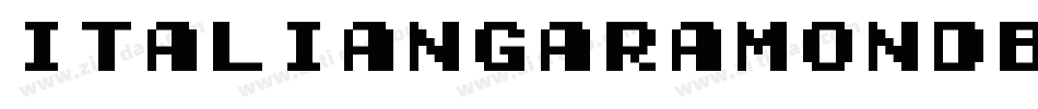 ItalianGaramondBT-Roman字体转换