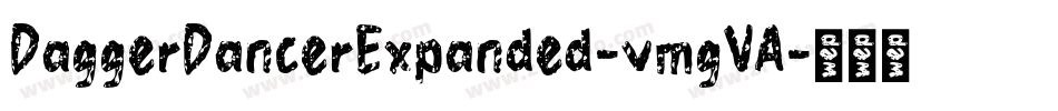 DaggerDancerExpanded-vmgVA字体转换