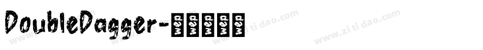 DoubleDagger字体转换