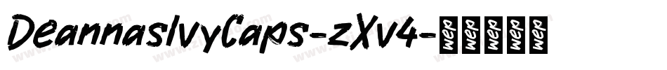 DeannasIvyCaps-zXv4字体转换
