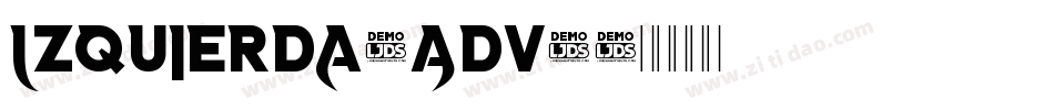 Izquierda-Adv2字体转换