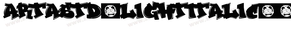 ArtaStd-LightItalic字体转换