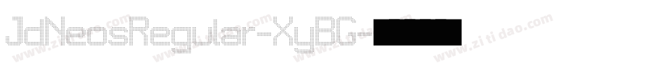JdNeosRegular-XyBG字体转换