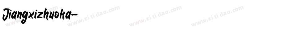 Jiangxizhuoka字体转换