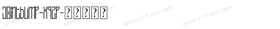 Jointbump-XqzP字体转换
