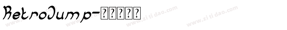 RetroJump字体转换