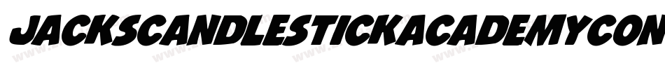 JacksCandlestickAcademyCon-eBLO字体转换