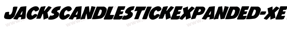 JacksCandlestickExpanded-xeVV字体转换
