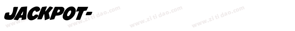 jackpot字体转换