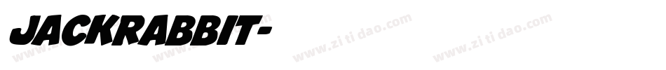 jackrabbit字体转换