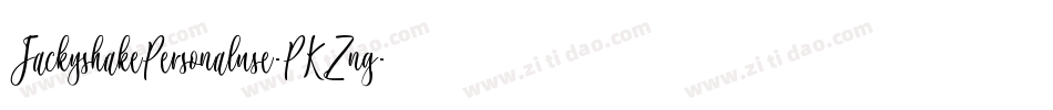 JackyshakePersonaluse-PKZng字体转换