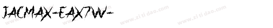 Jacmax-EaX7W字体转换
