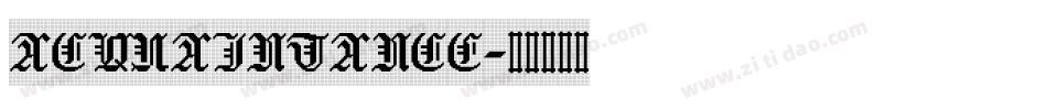 ACQUAINTANCE字体转换