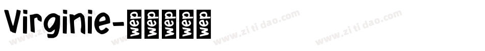 Virginie字体转换