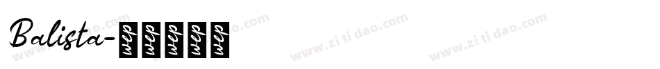 Balista字体转换