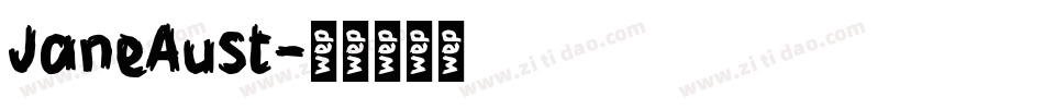 JaneAust字体转换