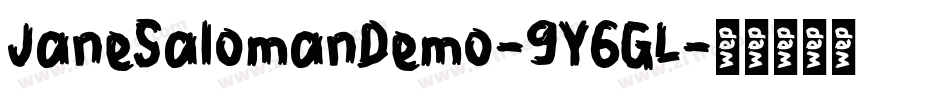 JaneSalomanDemo-9Y6GL字体转换