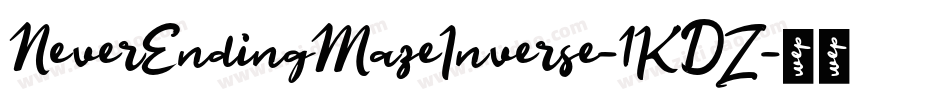 NeverEndingMazeInverse-1KDZ字体转换