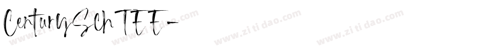 CenturySchTEE字体转换