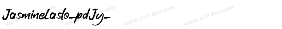 JasmineLaslo-pdJy字体转换