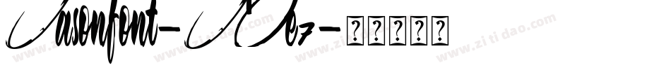 Jasonfont-JOe7字体转换