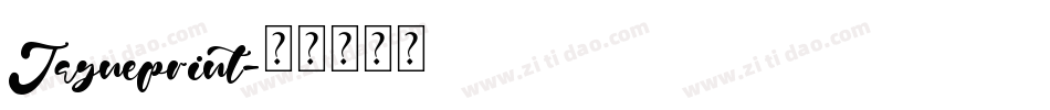 Jayneprint字体转换