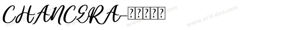 CHANCERA字体转换