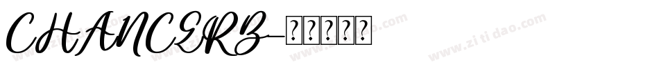 CHANCERB字体转换