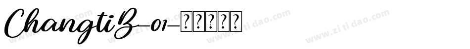 ChangtiB-01字体转换