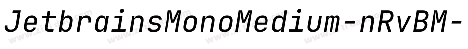 JetbrainsMonoMedium-nRvBM字体转换