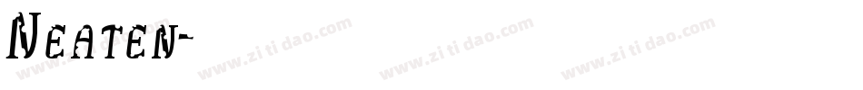 Neaten字体转换