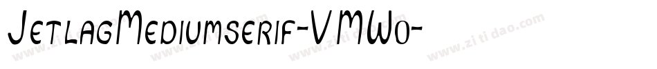 JetlagMediumserif-VMW0字体转换