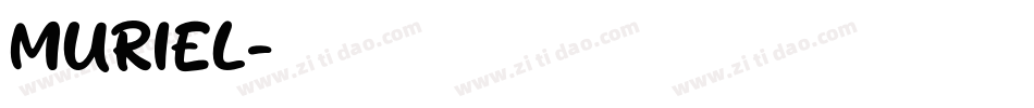 MURIEL字体转换