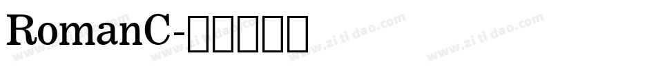 RomanC字体转换