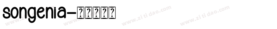 songenia字体转换