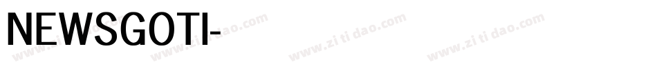 NEWSGOTI字体转换