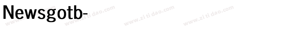 Newsgotb字体转换