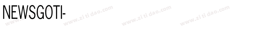 NEWSGOTI字体转换