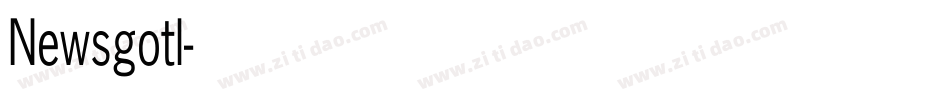 Newsgotl字体转换