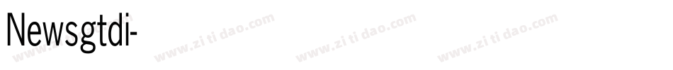 Newsgtdi字体转换