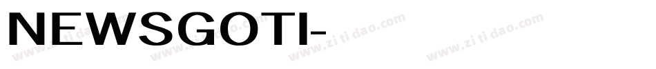 NEWSGOTI字体转换