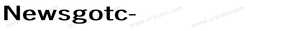 Newsgotc字体转换