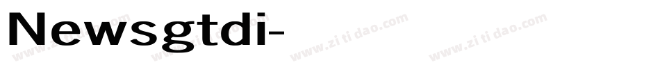 Newsgtdi字体转换