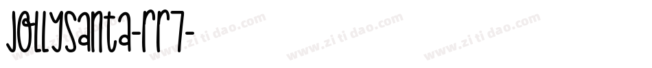 JollySanta-rr7字体转换
