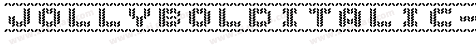 JollyBoldItalic-3wmp字体转换