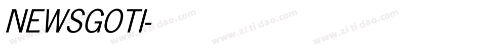 NEWSGOTI字体转换