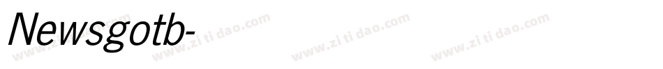 Newsgotb字体转换