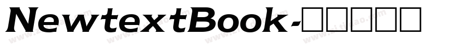 NewtextBook字体转换